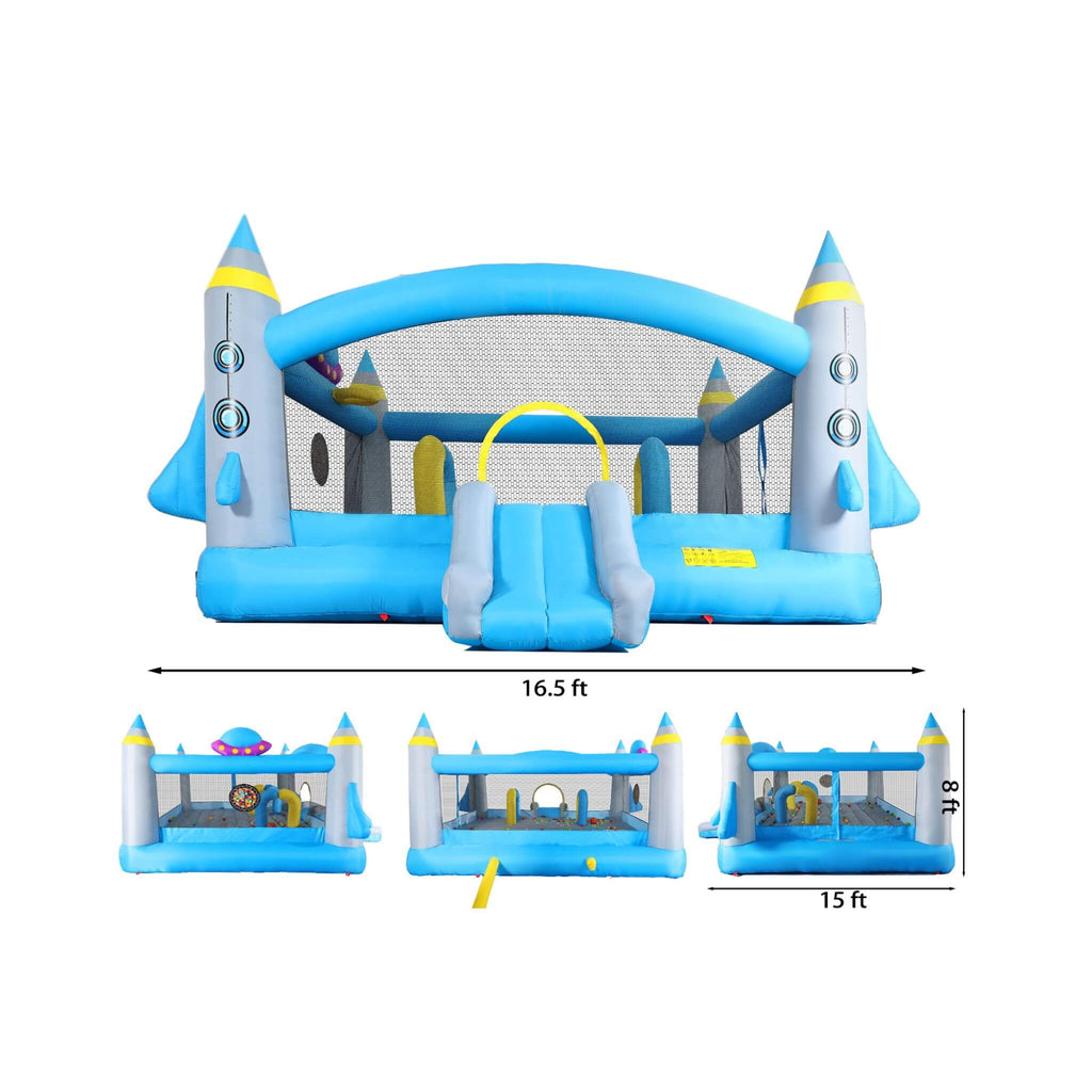 Extra-Large Multifunctional Jump'N Slide Inflatable Bouncer With Blower (SAK81243) – SAKSBY WHOLESALE, view 14