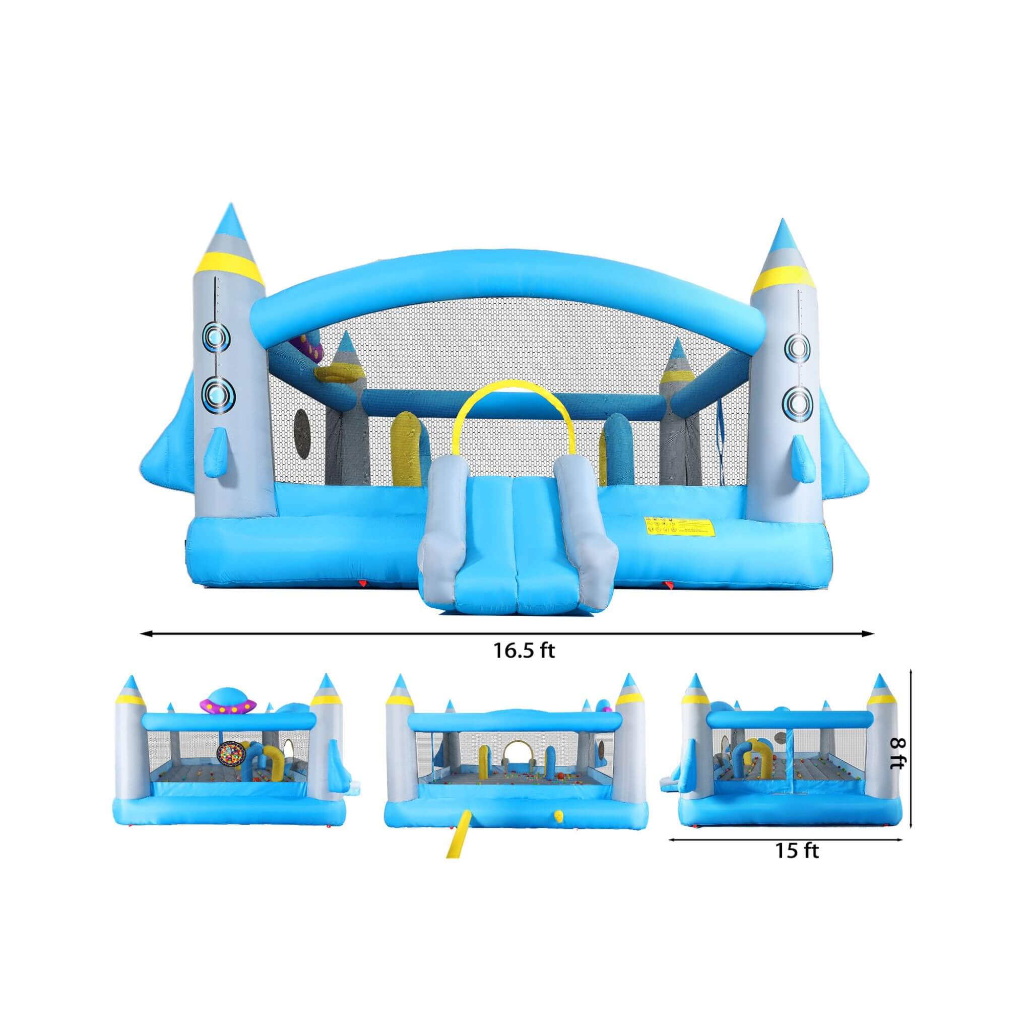 Extra-Large Multifunctional Jump'N Slide Inflatable Bouncer With Blower (SAK81243) – SAKSBY WHOLESALE, view 14