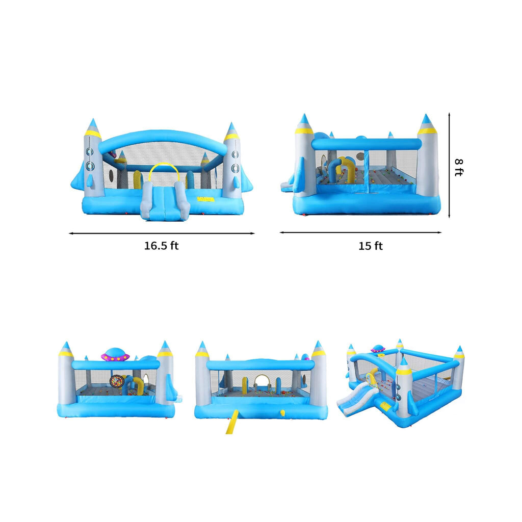 Extra-Large Multifunctional Jump'N Slide Inflatable Bouncer With Blower (SAK81243) – SAKSBY WHOLESALE, view 15