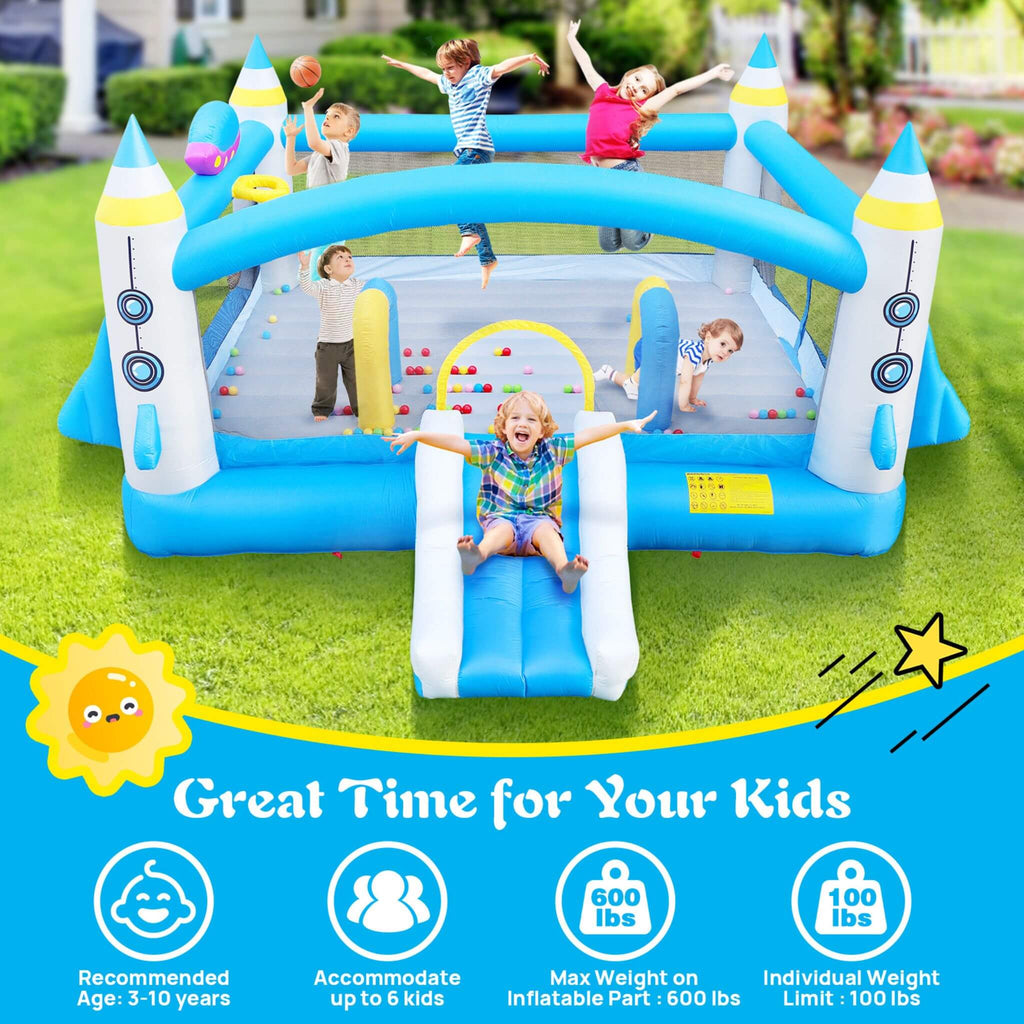 Extra-Large Multifunctional Jump'N Slide Inflatable Bouncer With Blower (SAK81243) – SAKSBY WHOLESALE, view 6