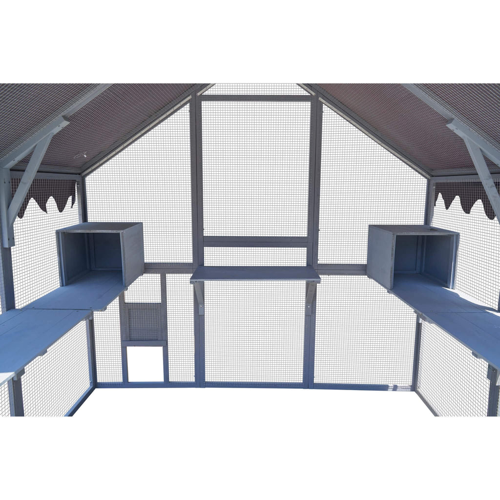 Alora Extra Large Outdoor Cat Kitten Playpen House With Platforms, And Waterproof Cover (SAK55092) – SAKSBY WHOLESALE, view 1