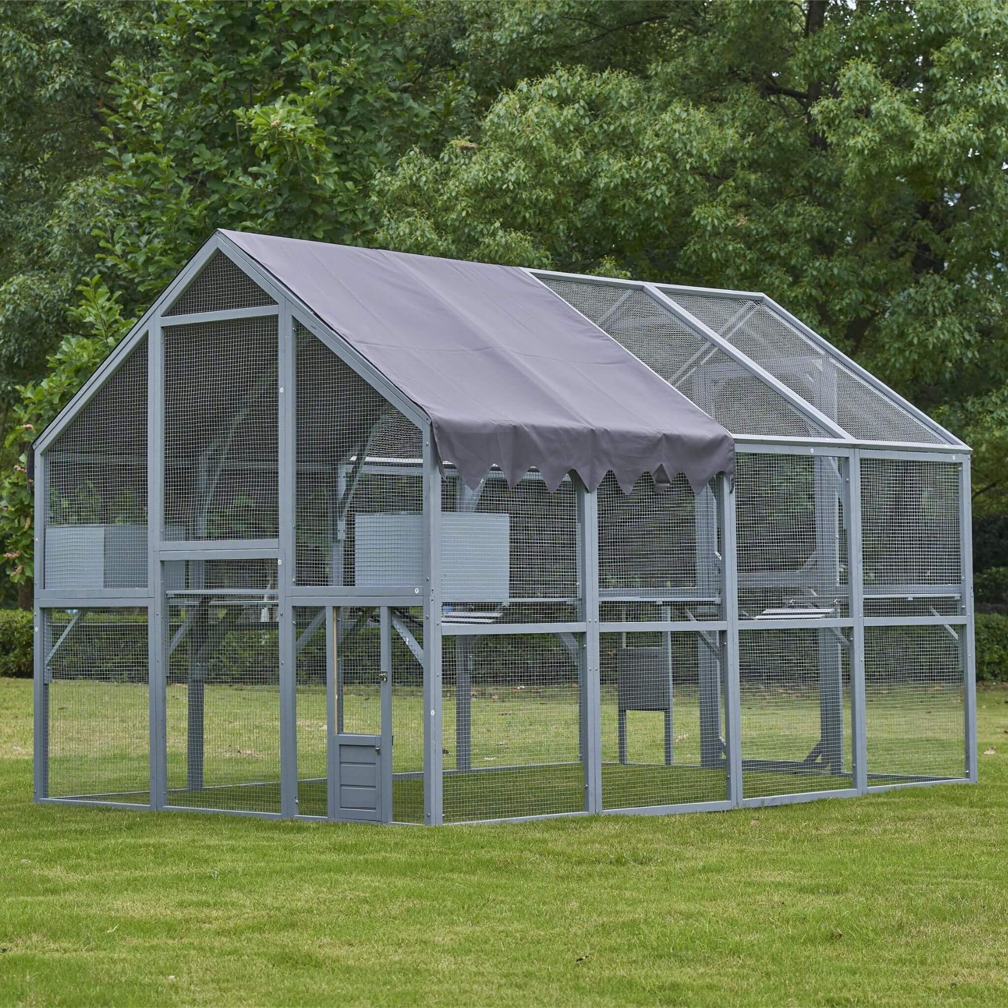 Alora Extra Large Outdoor Cat Kitten Playpen House With Platforms, And Waterproof Cover (SAK55092) – SAKSBY WHOLESALE, view 1