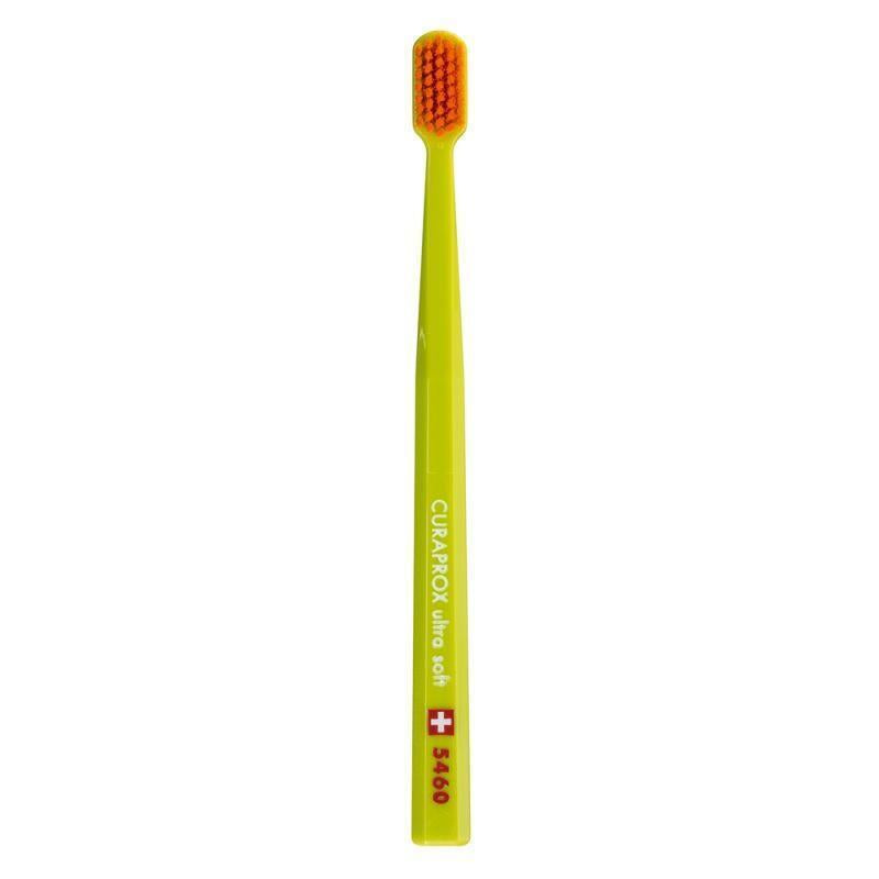 Curaprox 5460 Ultra Soft Manual Toothbrush for Sensitive Teeth and Gums - Gentle & Effective Plaque Removal