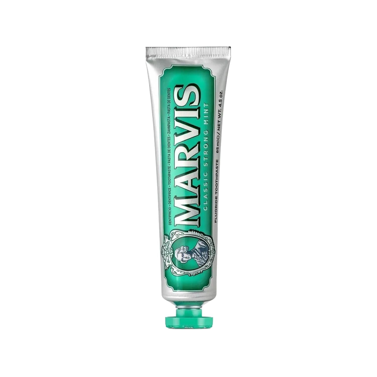 Marvis Classic Strong Mint Toothpaste 85ml - Effective Oral Hygiene with Intense Mint Flavor