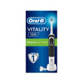 Oral-B D100 Vitality Electric Toothbrush - Rechargeable Cross Action Bristles, Black - Oral-B