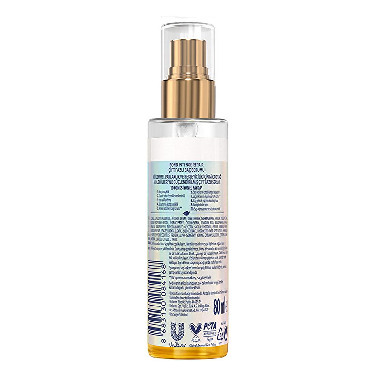 Dove Hair Repair Serum - Dual Phase Formula with Peptide Complex for Damaged Hair
