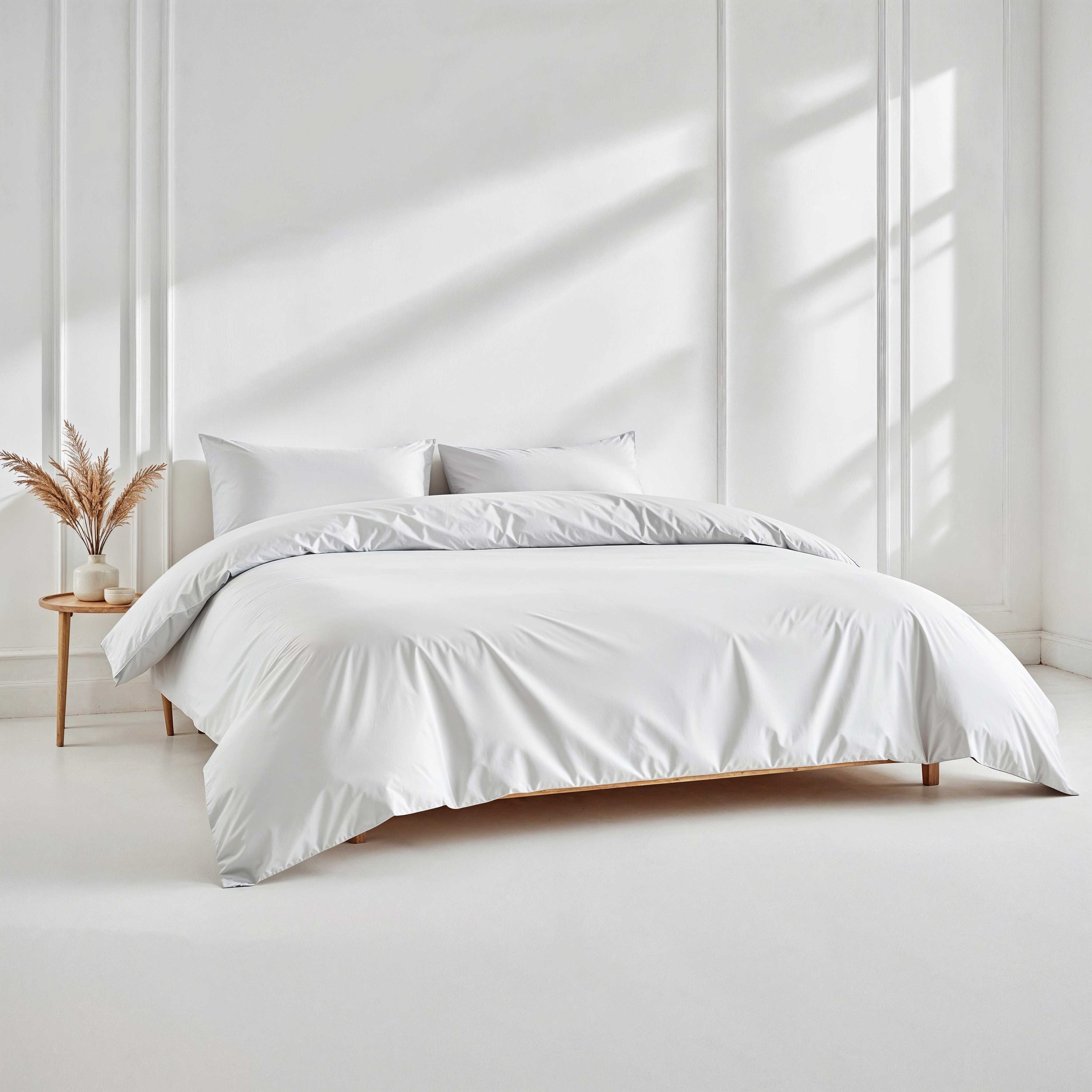Italic Luxe Australian Sateen Duvet Cover — back view
