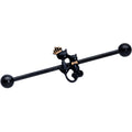 BodyCandy 14G Black PVD King and Queen Kitty Cat Industrial Barbell 38mm — main product shot
