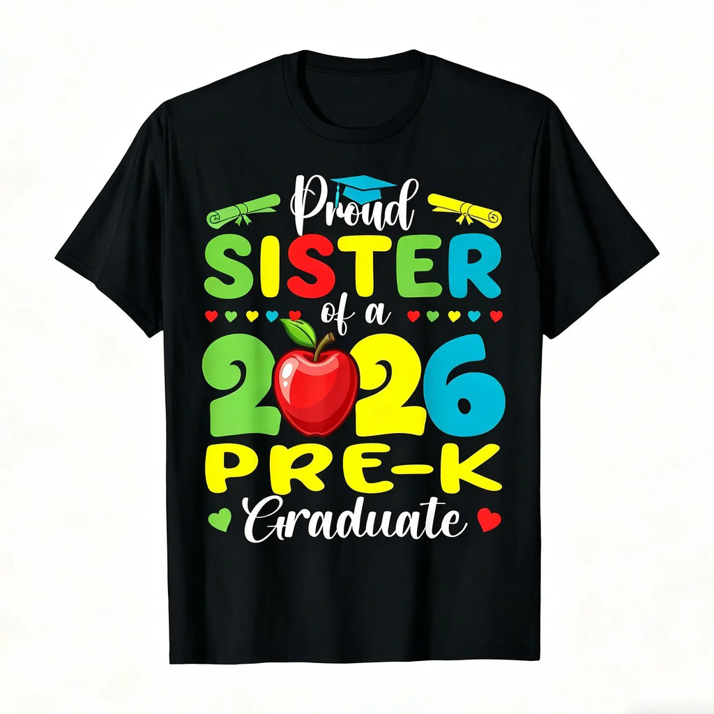 "Proud Mommy of 2026 Pre-K Graduate" T-Shirt – Cute School Milestone Graphic Tee