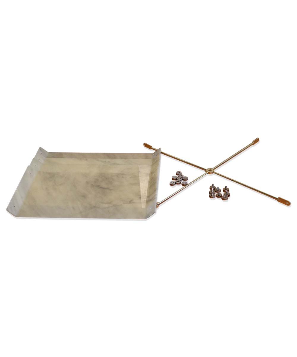 Pop Steady 15x15x9 Faux Marbled Alabaster Shallow Drum Square Lampshade – LampsUSA, view 6