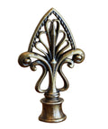 Vintage Filigree Lamp Finial Antique Brass, 3.2"h – LampsUSA