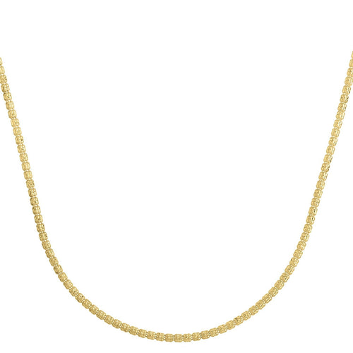 Ice Barrel Chain in 14k Yellow Gold (2.70 mm)