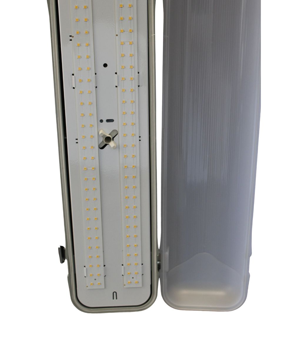 50"W Linear Vapor Tight 1-Light Integrated LED Light LightStrip Light Fixture by RP Lighting – LampsUSA, view 10