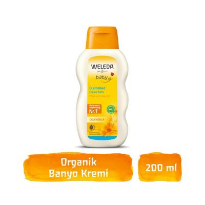 Weleda Organic Baby Bath Cream with Calendula - Gentle, Moisturizing, and Natural Skincare for Infants - 6.76 fl oz