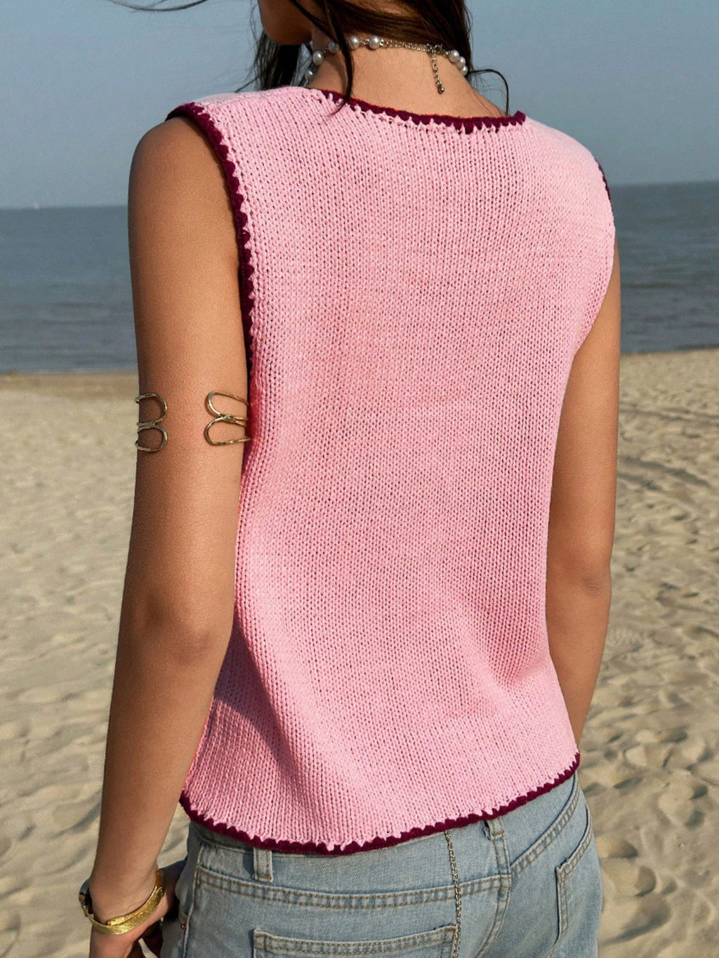 Button-Down Sweater Vest