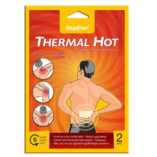 StopEver Thermal Therapy Patch: 8-Hour Natural Heat for Muscle Pain Relief - Back, Neck & Shoulder Pain Relief Plaster