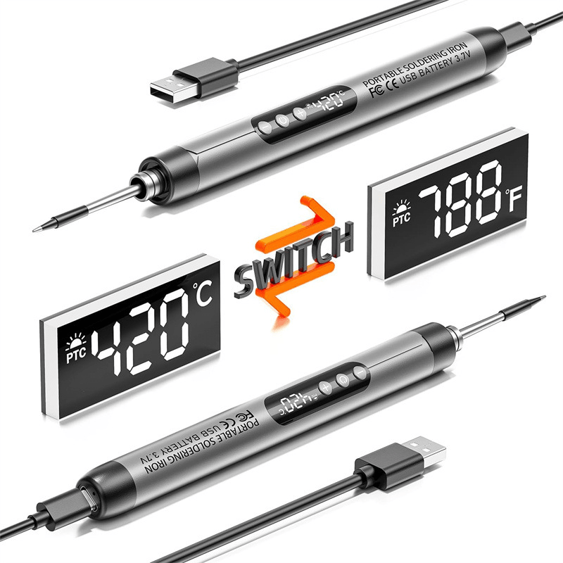 Compact Digital Soldering Iron