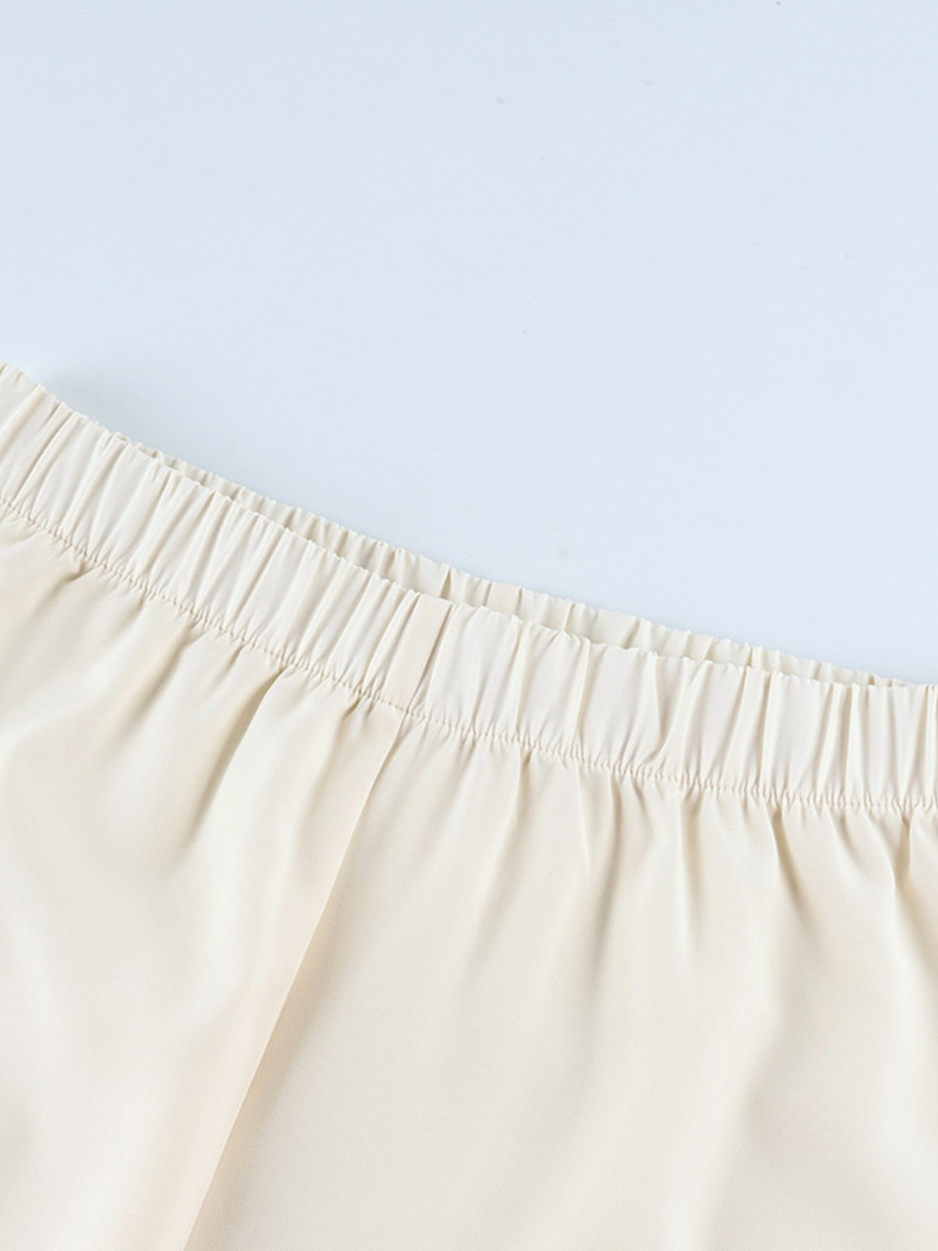 Contrast Trim Button Up Top and Pants Lounge Set