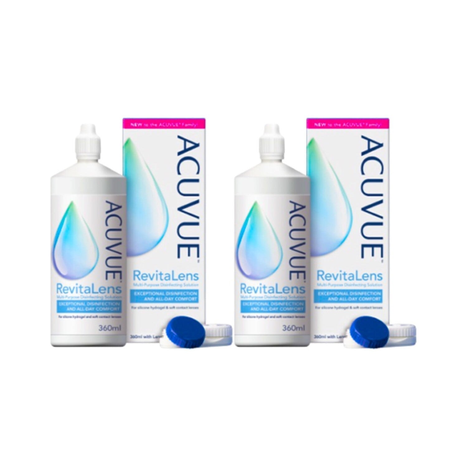 ACUVUE RevitaLens Multi-Purpose Disinfecting Solution 360ml (Pack Of 2)