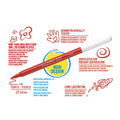 Carioca Washable Markers or Coloring Pens - 50 Unit Pack - Italy Made