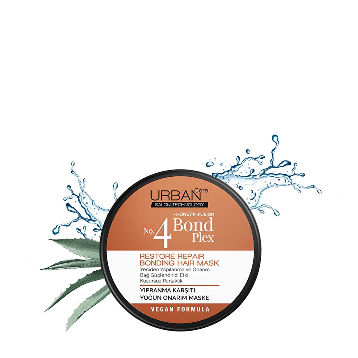 Urban Care Bond Plex Hair Mask - Repair & Nourish Damaged Hair, Vegan & Paraben-Free, 7.78 fl oz