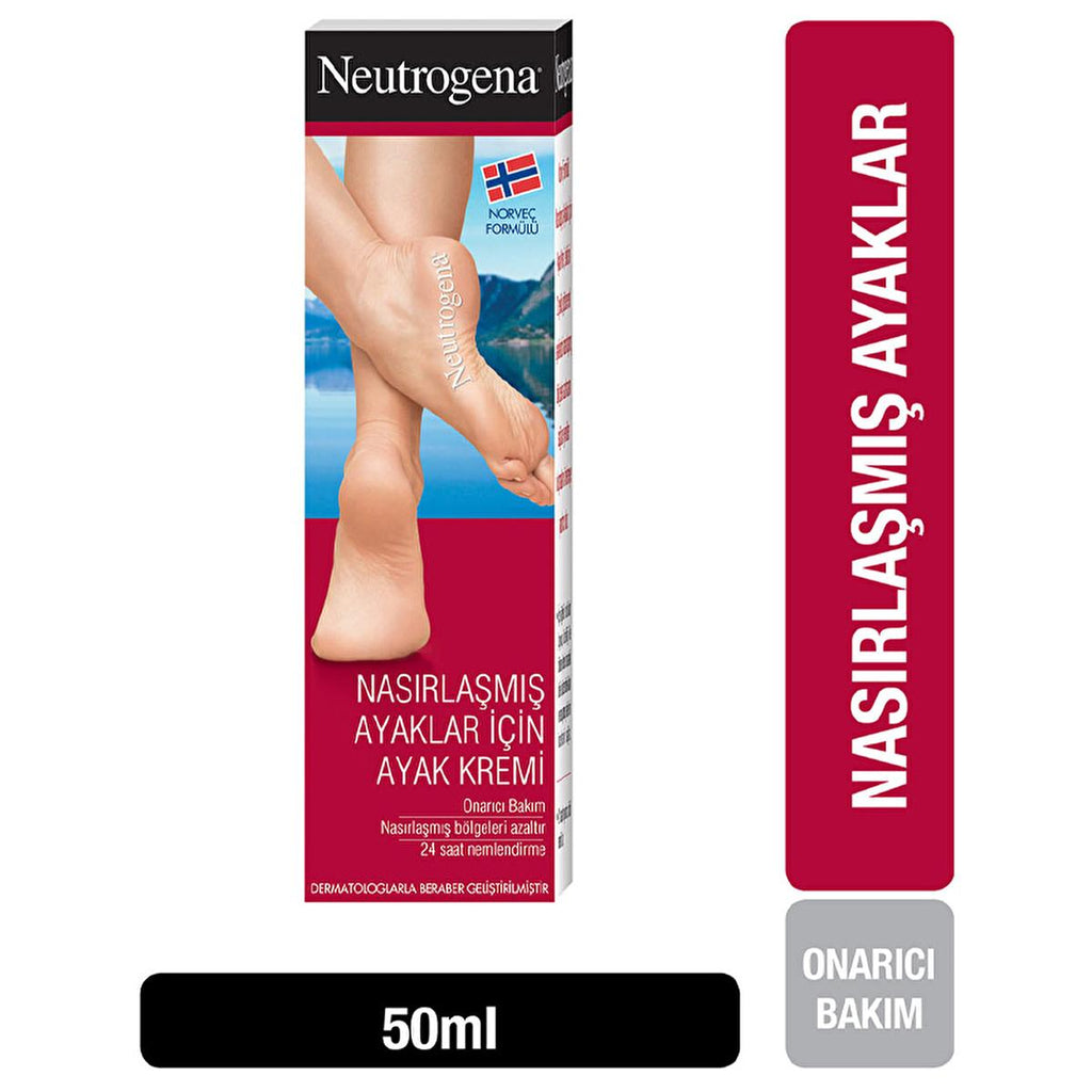 Neutrogena Foot Cream for Calloused Feet - Urea-Based Moisturizing Cream for Dry Skin Relief - 1.69 fl oz