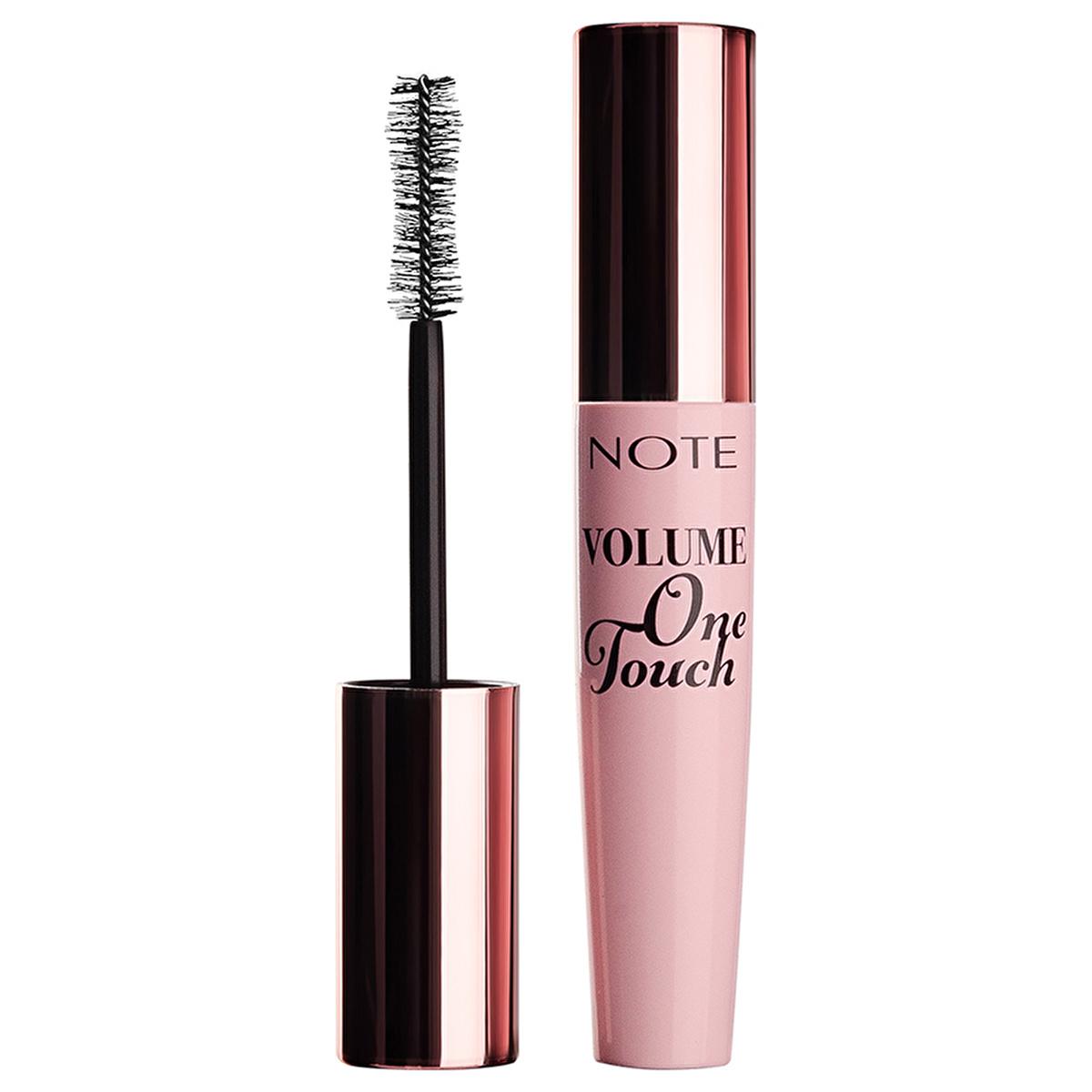 Note Cosmetics Volume One Touch Mascara: Volumizing, Thickening, Lash Enhancing with Castor Oil & Green Tea