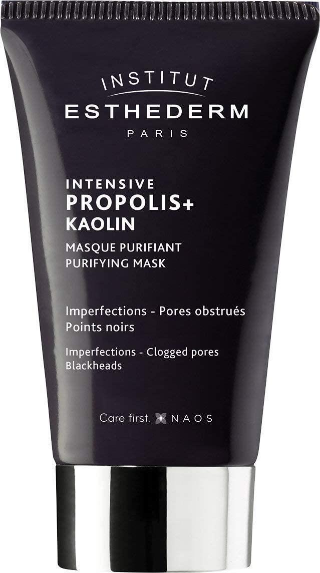 Institut Esthederm Intensive Propolis Kaolin Purifying Face Mask for Oily Skin - Natural Skincare, Blackhead Removal, Deep Cleansing