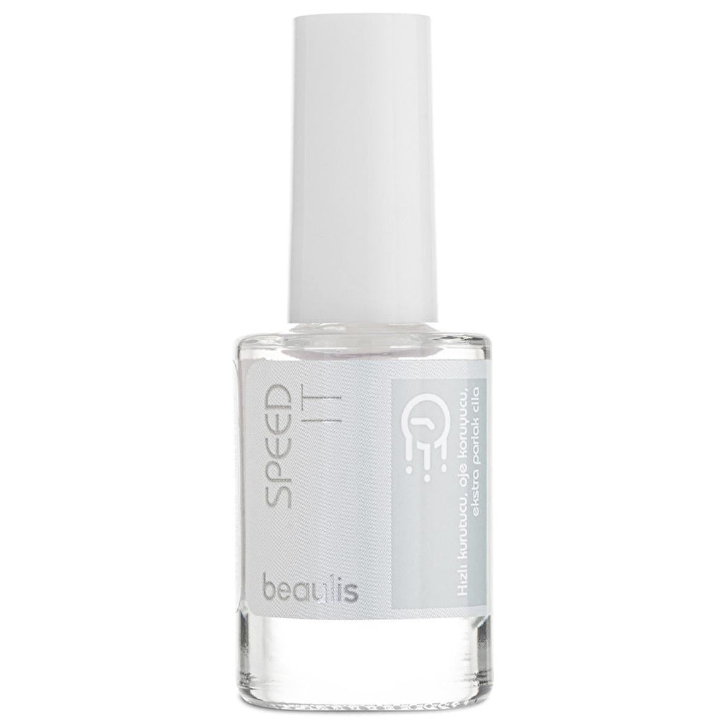 Beaulis Nail Dryer & Quick Dry Top Coat - 10ml, Fast Drying Formula for Long-Lasting Nail Polish