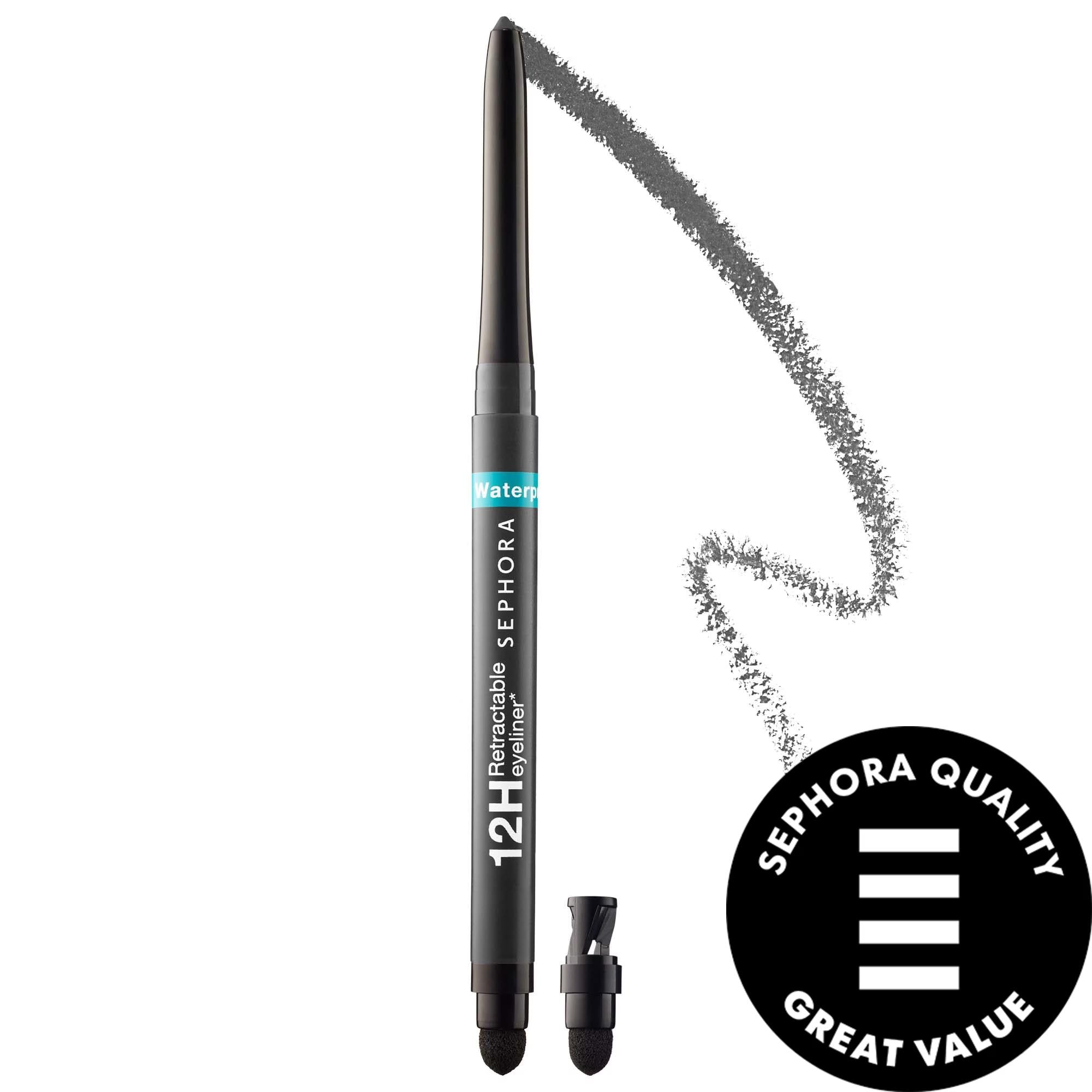 Long-Lasting Waterproof Eyeliner Pencil: Super Creamy, Smudge-Proof & Retractable for All-Day Wear