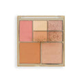 Revolution Pro Iconic Eye & Cheek Palette - Light Medium: Travel-Friendly Vegan Makeup Palette for Eyeshadow, Blush, Highlighter & Bronzer