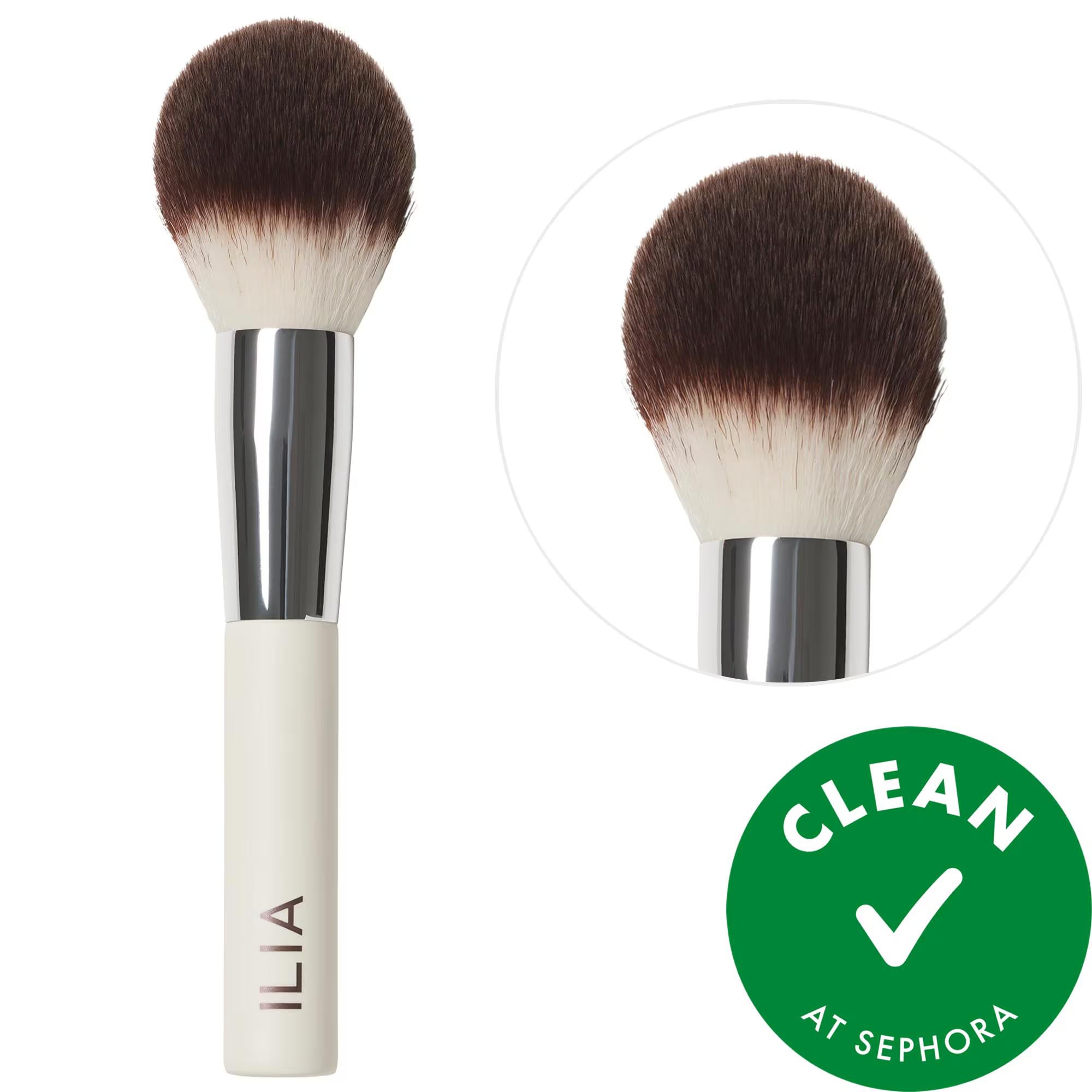 ILIA Cruelty-Free Powder Brush for Natural Finish - Sustainable Makeup Brush