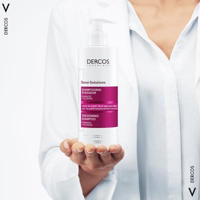 Vichy Densi Solutions Thickening Shampoo 400Ml - Hair Thickening & Volumizing for Fine or Limp Hair