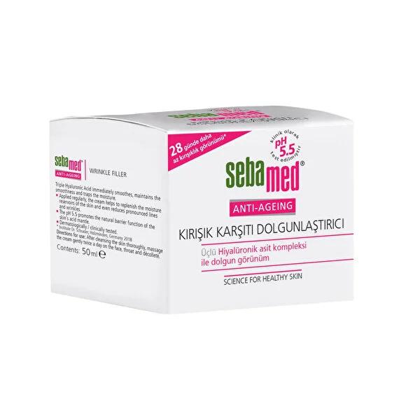 Sebamed Anti-aging Moisturizing Cream with Hyaluron Complex - Hydrating, Wrinkle Reduction Cream for Dry and Mature Skin