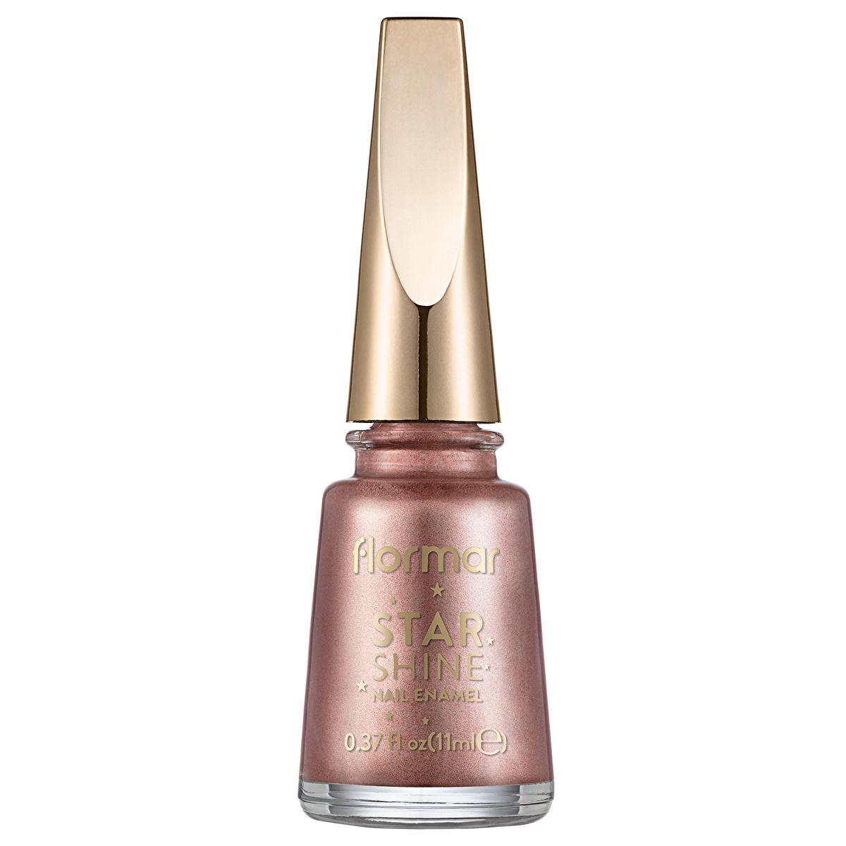 Flormar Star Shine Metallic Nail Polish - High Pigmentation, Long-Lasting, Dramatic Finish - Beautify (007)