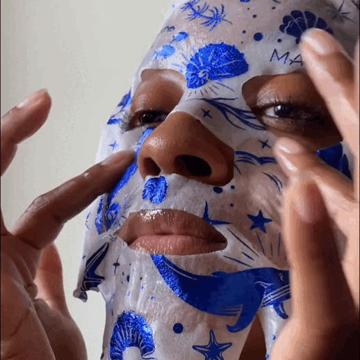 Maree Hydrating Collagen Face Mask — detail close-up