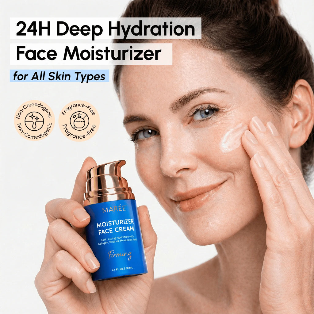 Maree Firming & Lifting Collagen Moisturizer — detail close-up