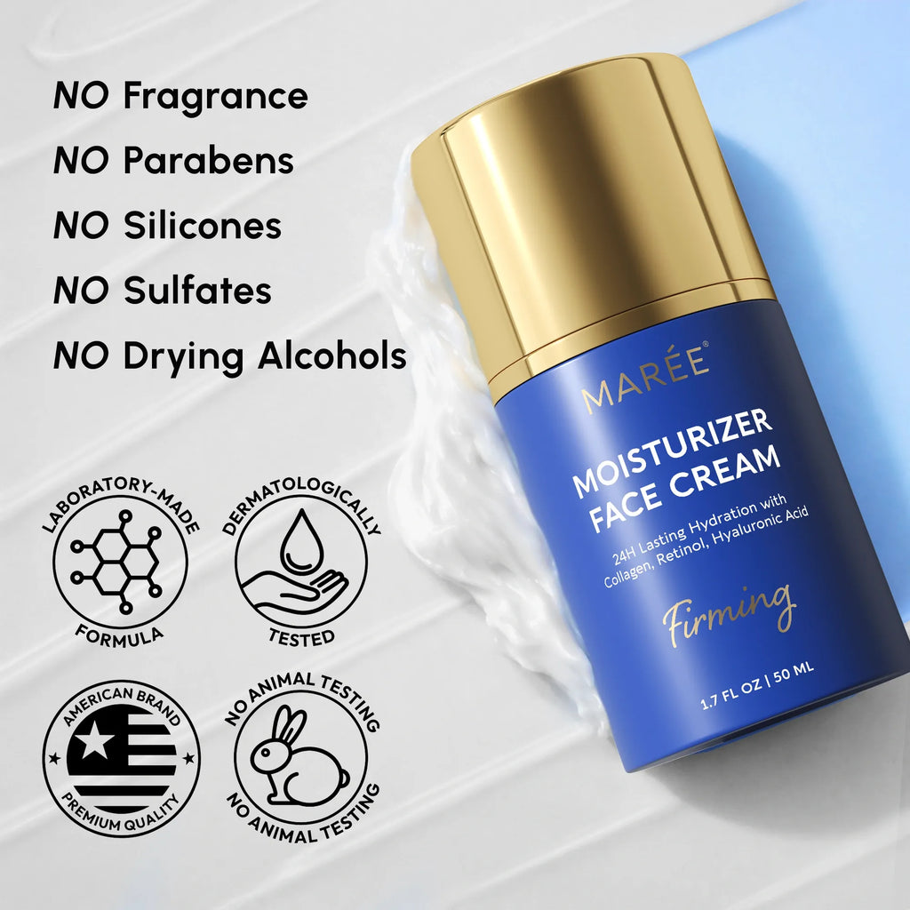 Maree Firming & Lifting Collagen Moisturizer — in-use photo