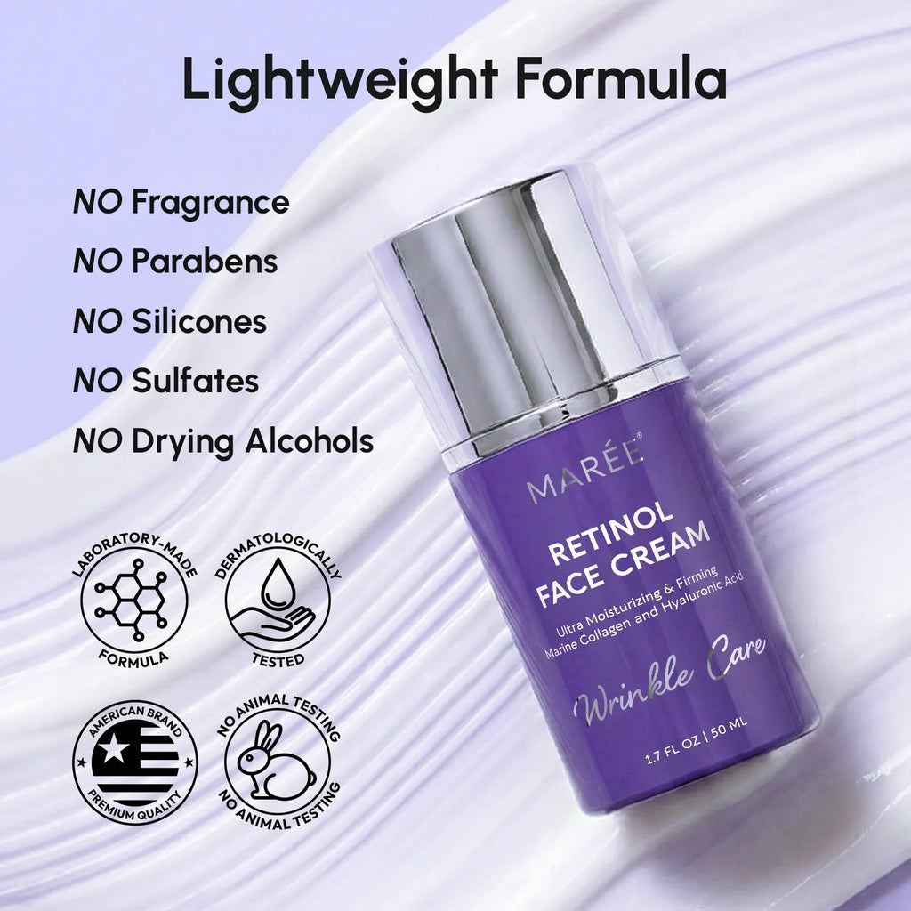 Maree Retinol Lifting & Firming Face Cream — in-use photo