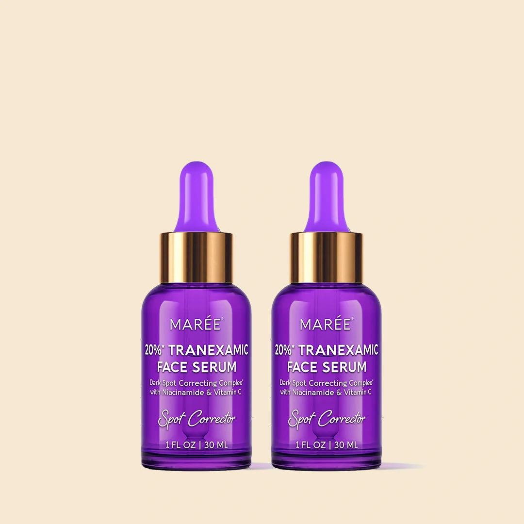 Maree Dark Spot Corrector — comparison shot