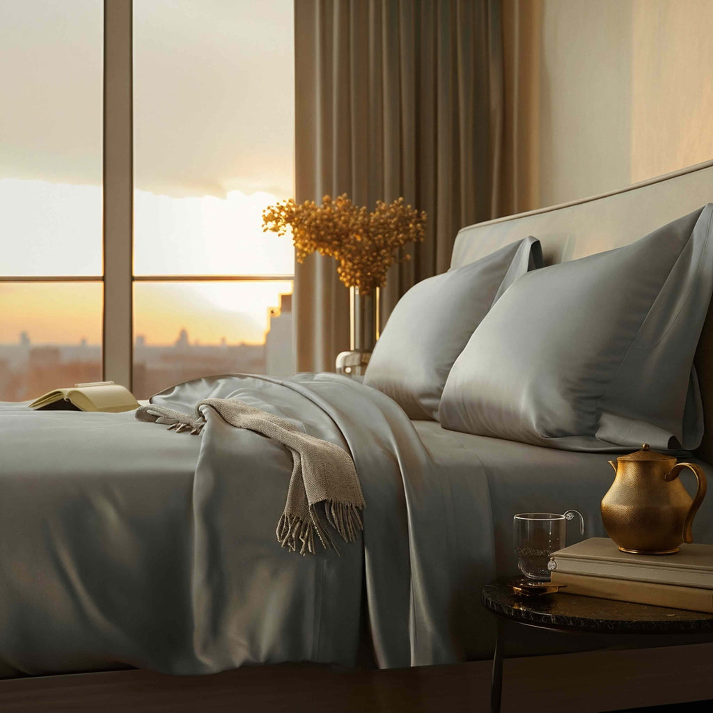 Italic Luxe Australian Sateen Pillowcase Set — detail shot 9
