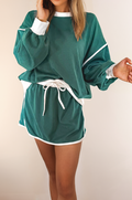 Pretty Little Patriot Pretty Little Patriot Green Country Club Skort Set — main product shot