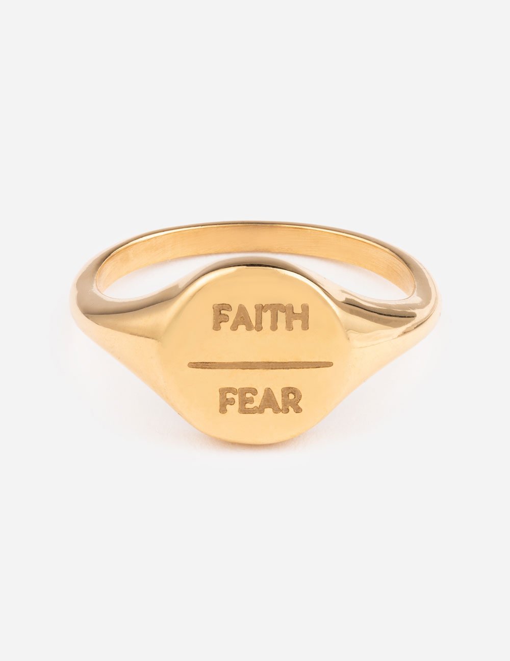 Elevated Faith Faith Over Fear Ring — main product shot