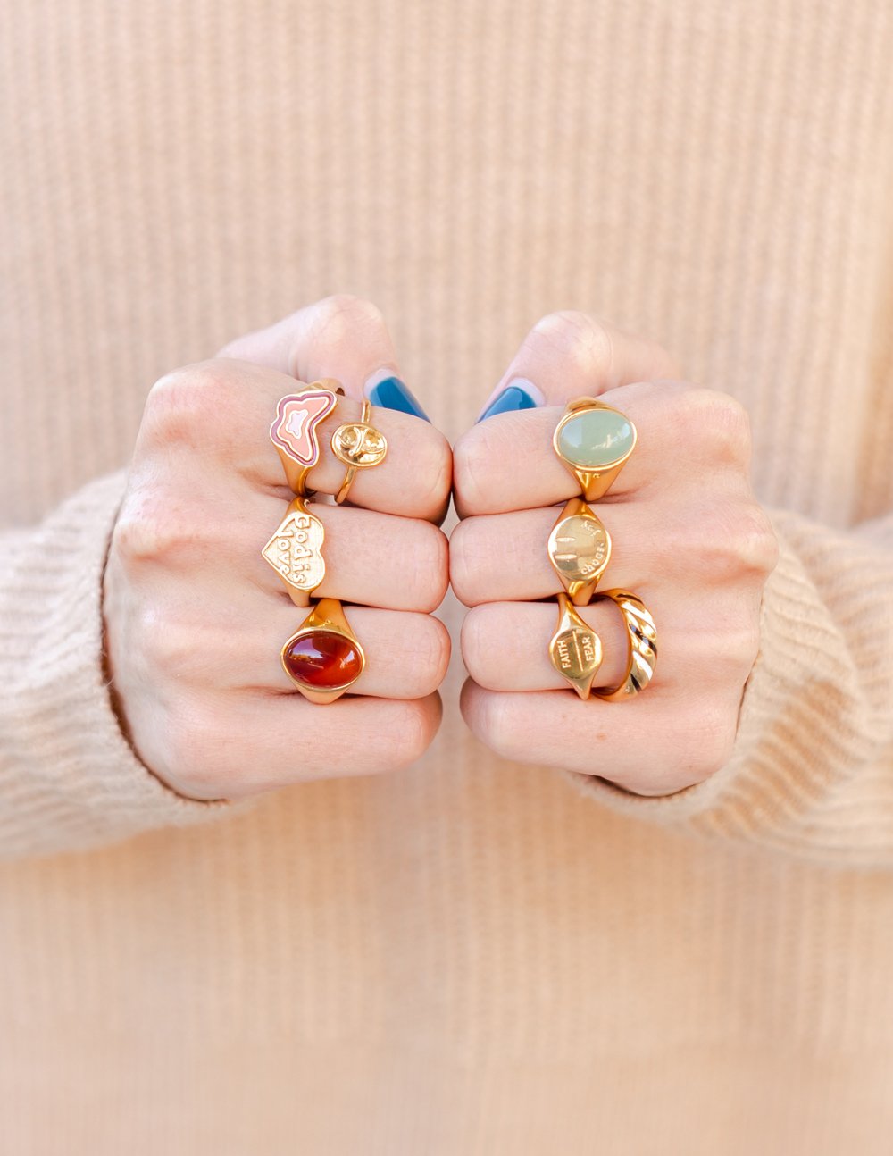 Elevated Faith Faith Over Fear Ring — lifestyle context