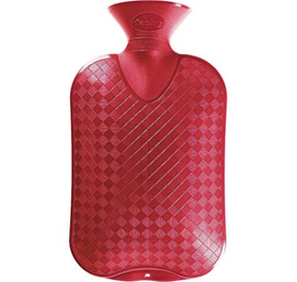 Fashy Hot Water Bottle Red - 2 Liter Capacity | Certified Quality