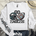 A Blessed Texas Mess Boutique Faux Glitter Philadelphia Football Sweatshirt, Philly T-shirt And Hoodie,… — main product shot