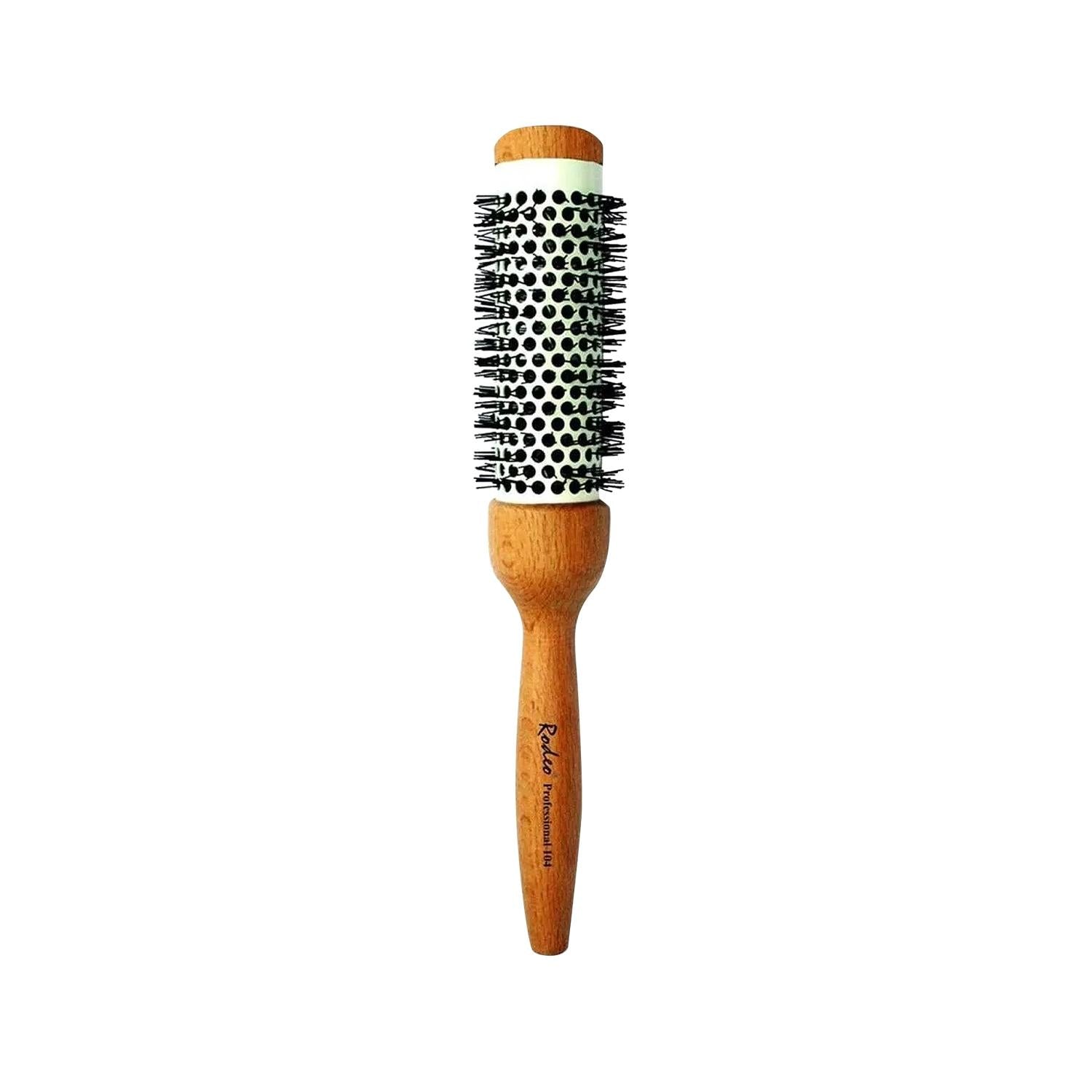 Rodeo Thermal 104 Pro Hair Brush - Professional Thermal Styling Tool for Smooth Hair