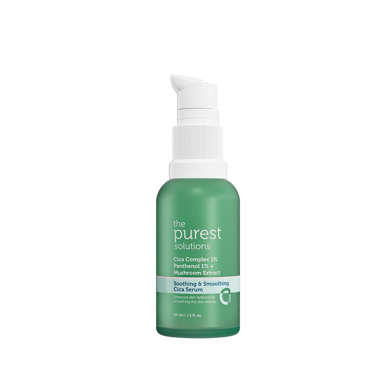 The Purest Solutions Cica Serum for Sensitive Skin - Soothing, Smoothing, and Redness Reduction - 30ml