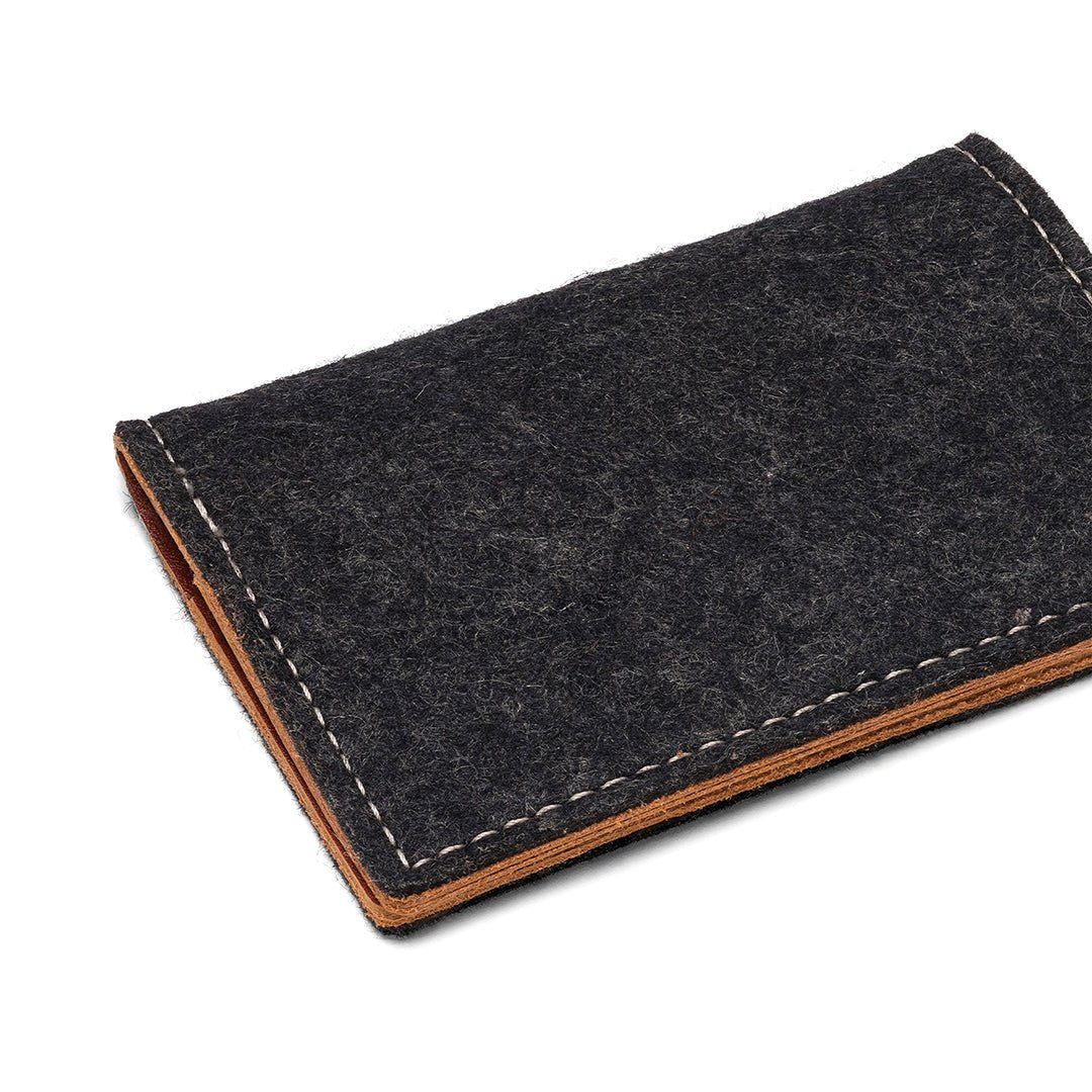 Felt and Leather Bifold Wallet – Kyrgies, view 6