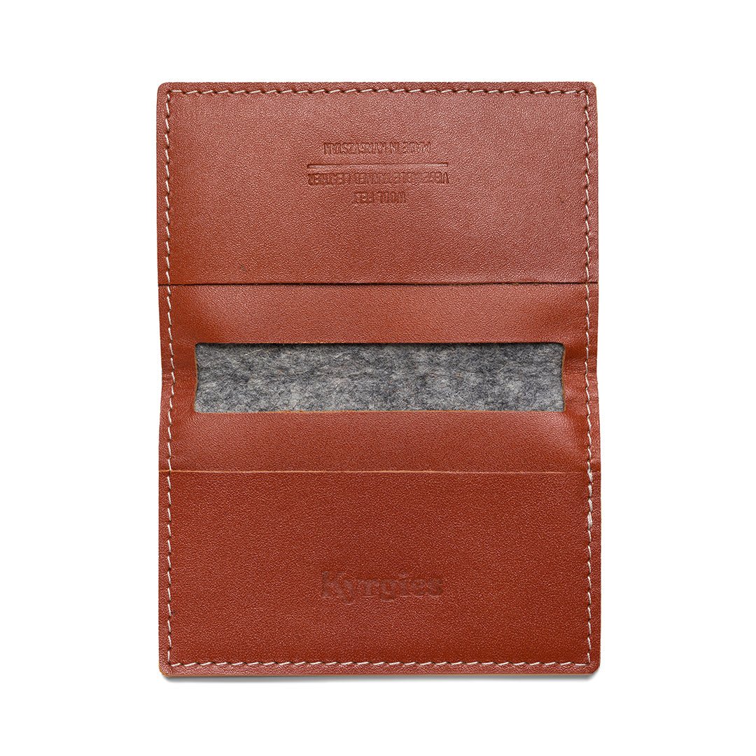 Felt and Leather Bifold Wallet – Kyrgies, view 2